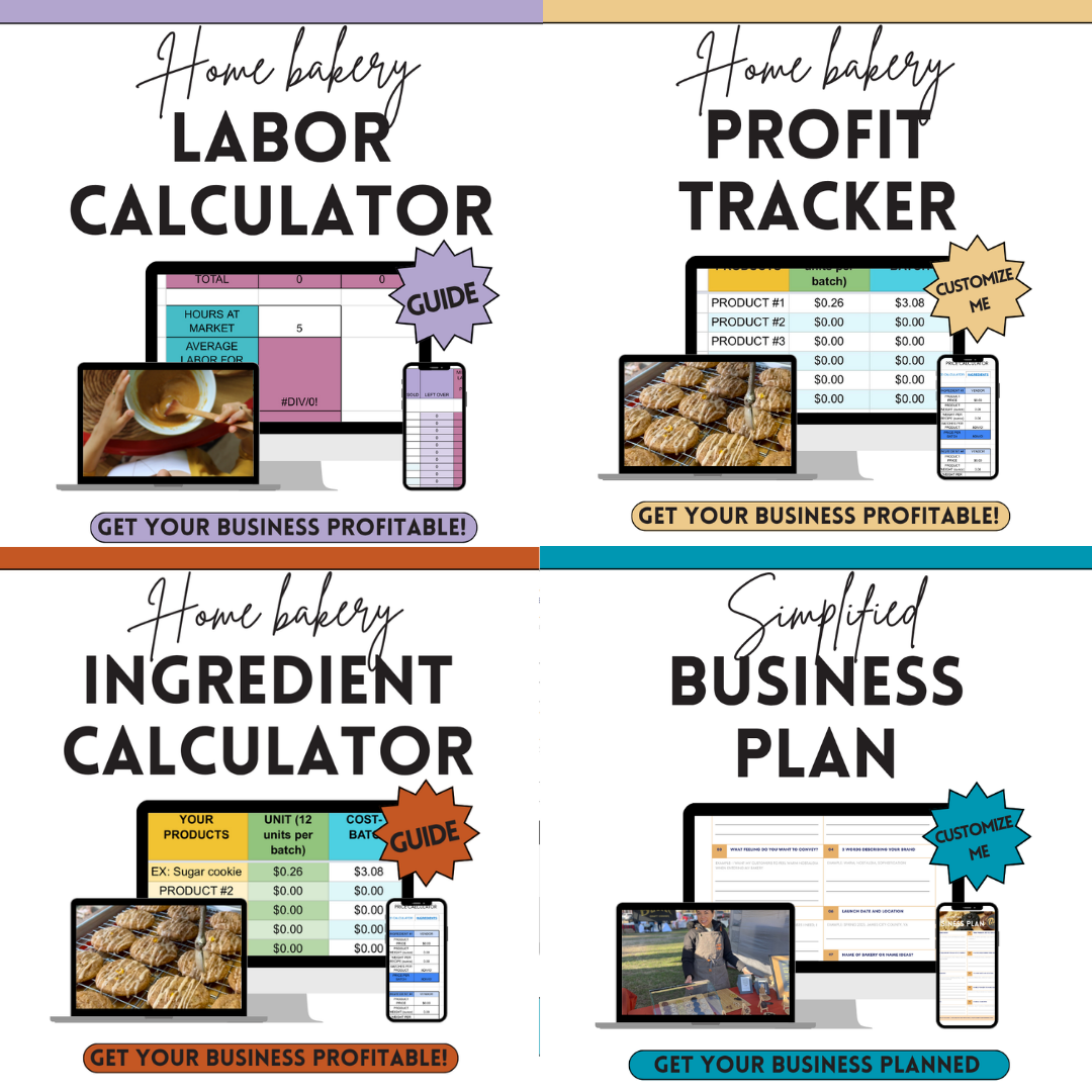 HOME BAKERY FULL BOOKKEEPING BUNDLE