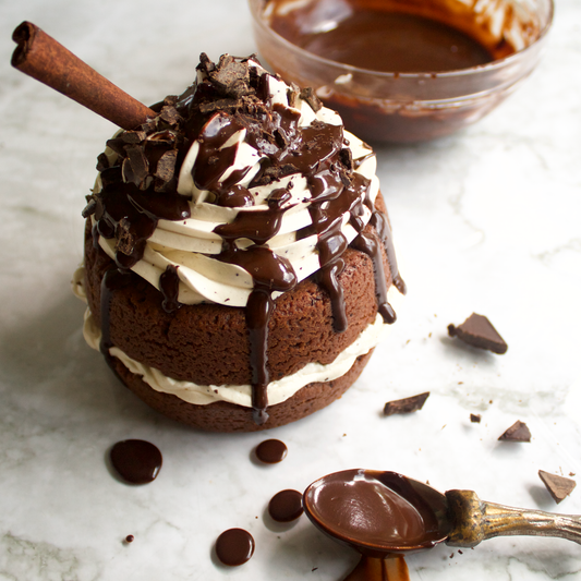 Vegan Mocha Frappé Cookie Cake
