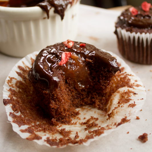 Vegan Gansito Chocolate Cupcakes