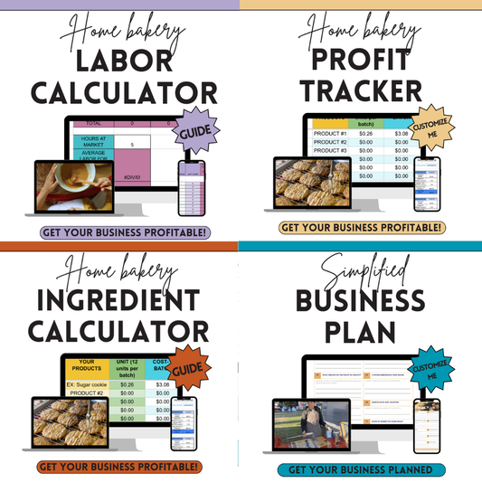 HOME BAKERY FULL BOOKKEEPING BUNDLE